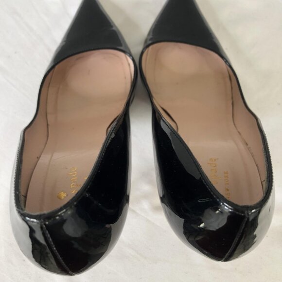 Kate Spade Shoes Womens Size 10 Patent Leather Stiletto Pumps Made in Italy - Picture 15 of 16